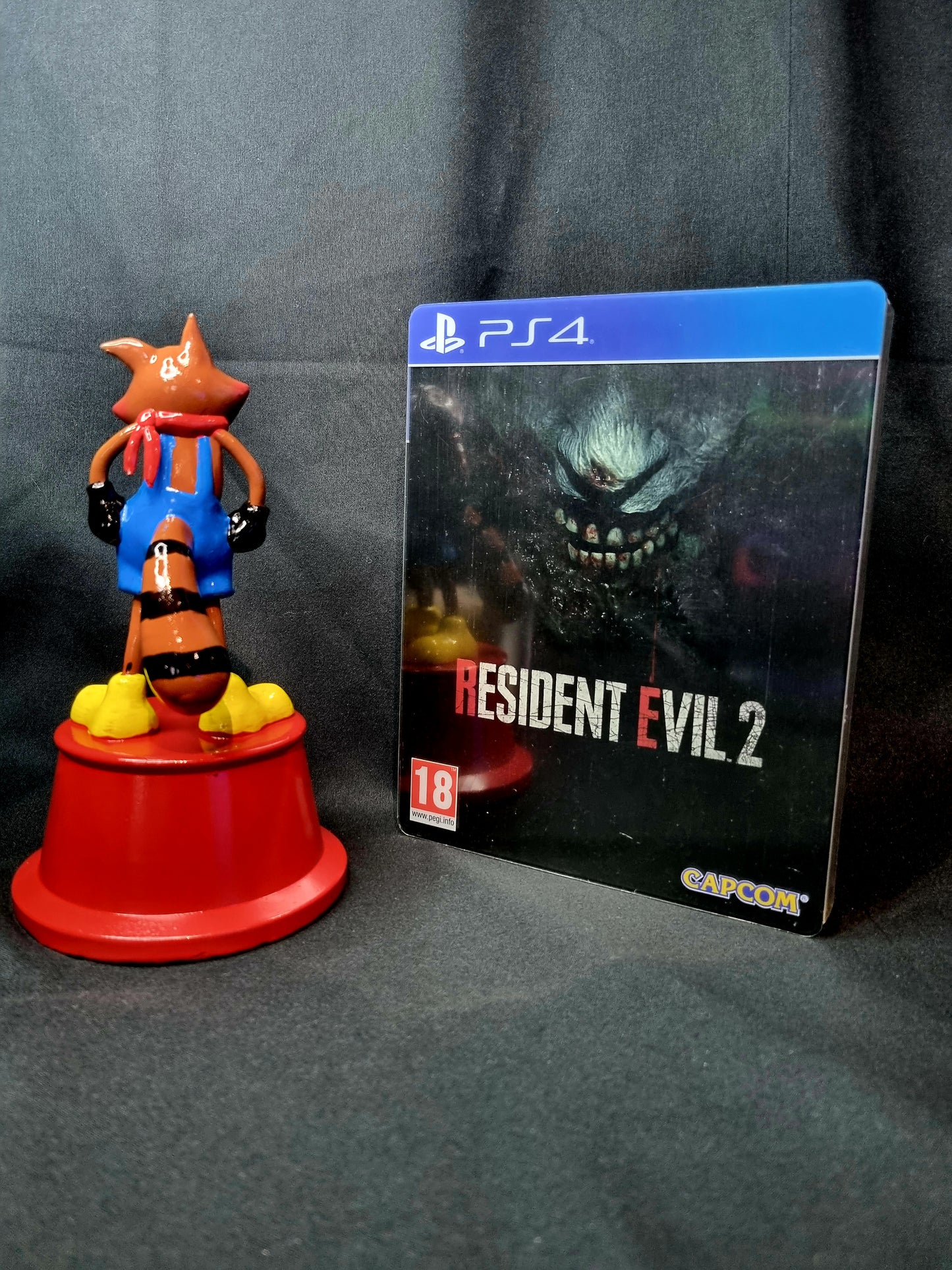Mr Raccoon Resident Evil 2 full size Mascot 6" tall