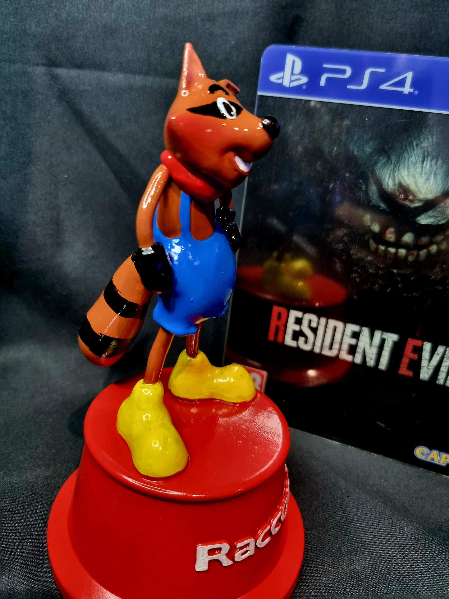 Mr Raccoon Resident Evil 2 full size Mascot 6" tall