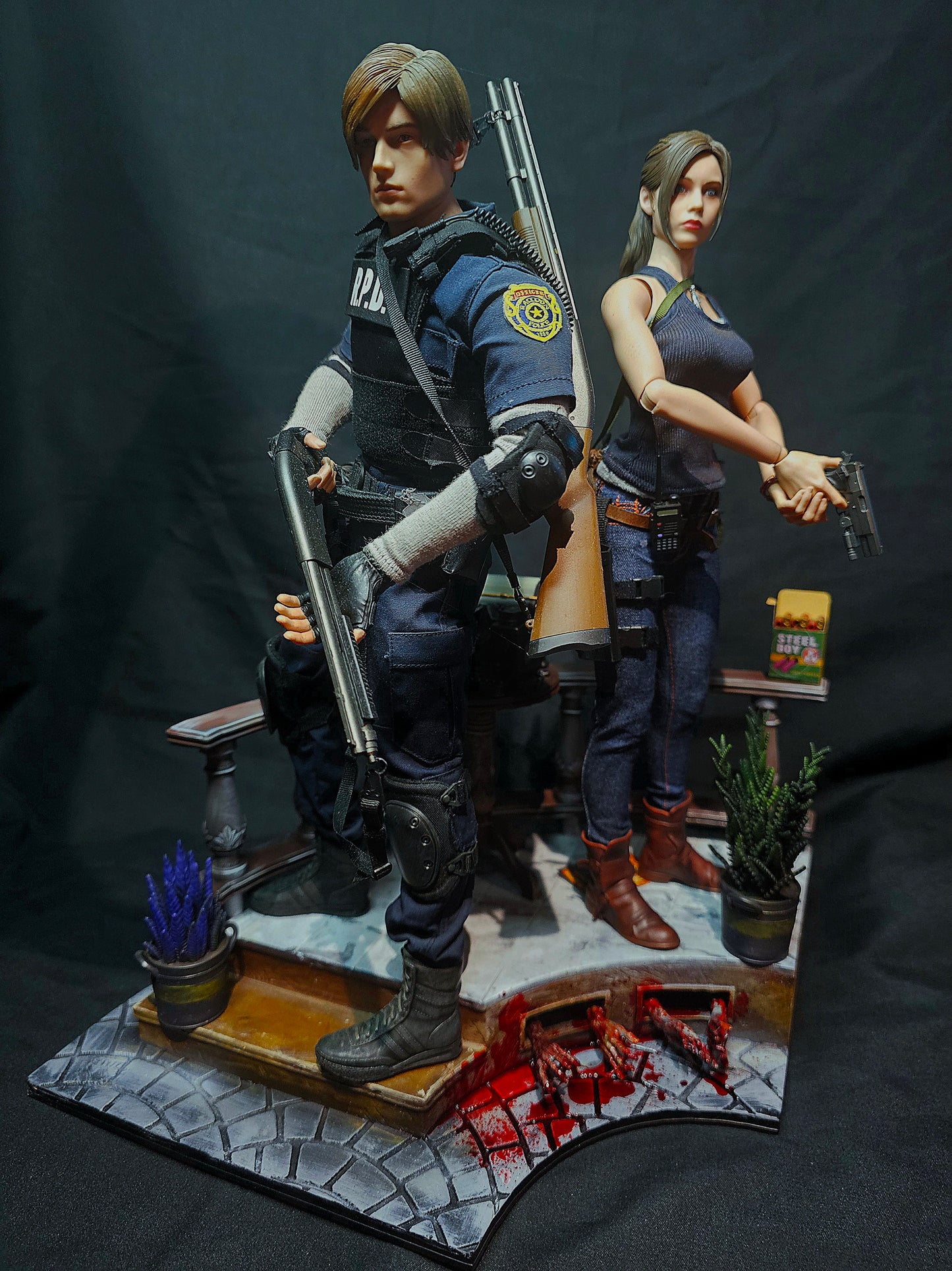 Resident Evil 2 RPD 1/6 premium diorama/base