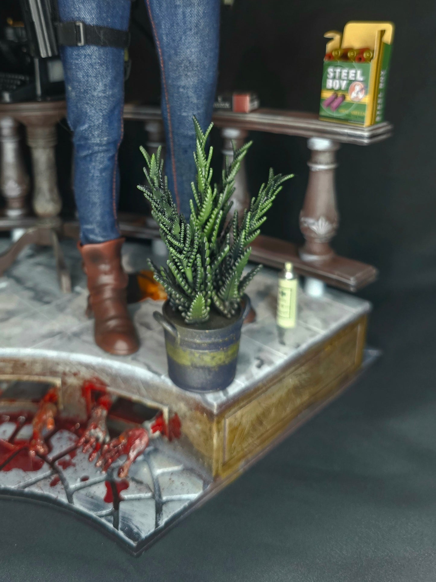 Resident Evil 2 RPD 1/6 premium diorama/base