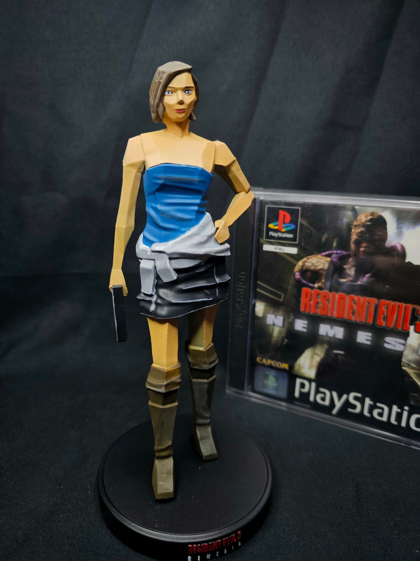 Resident Evil 3 Nemesis Jill Valentine Low Poly series