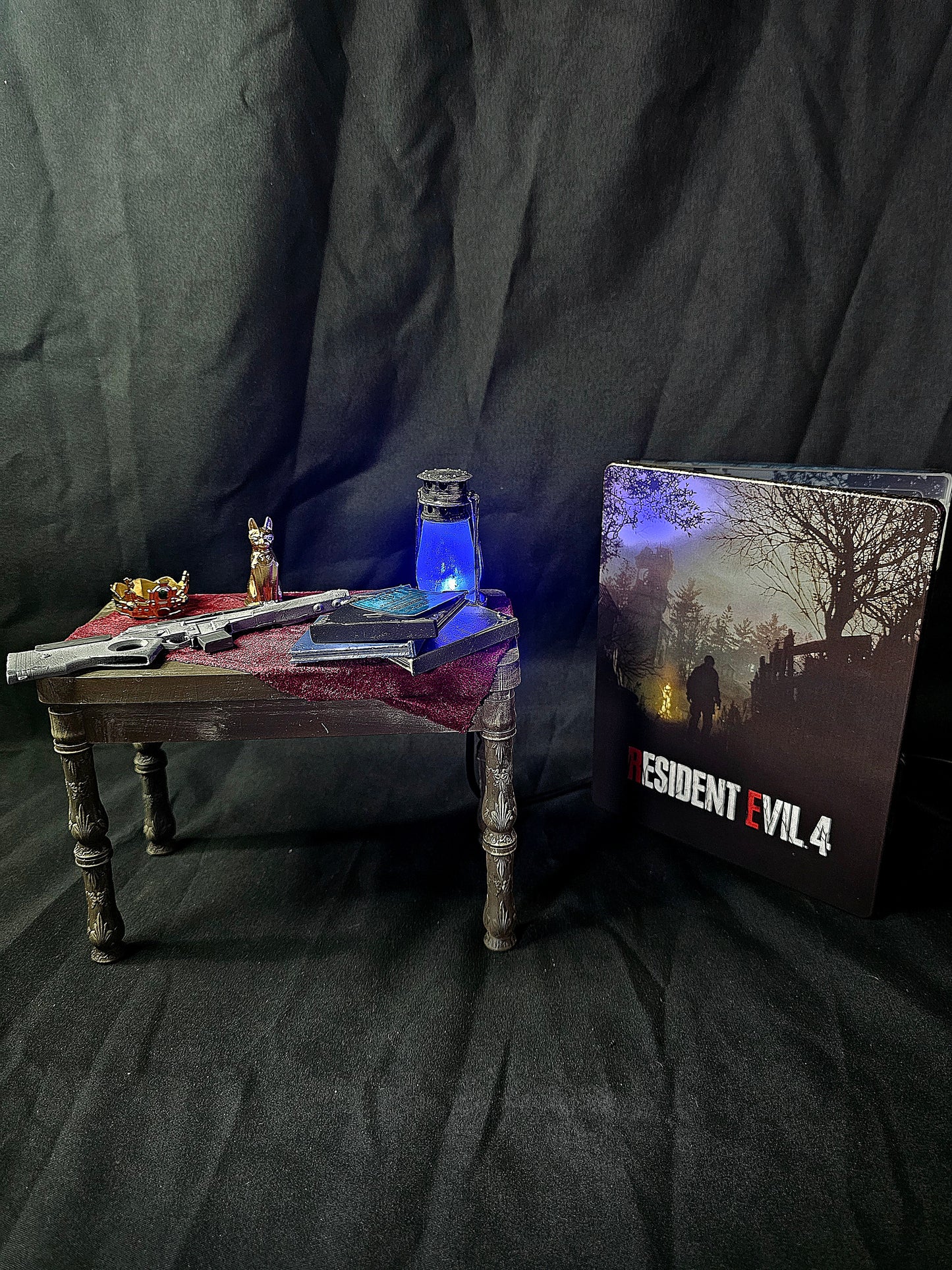 Resident Evil 4 1/6 Merchant Complete Add-ons with exclusive merchant table