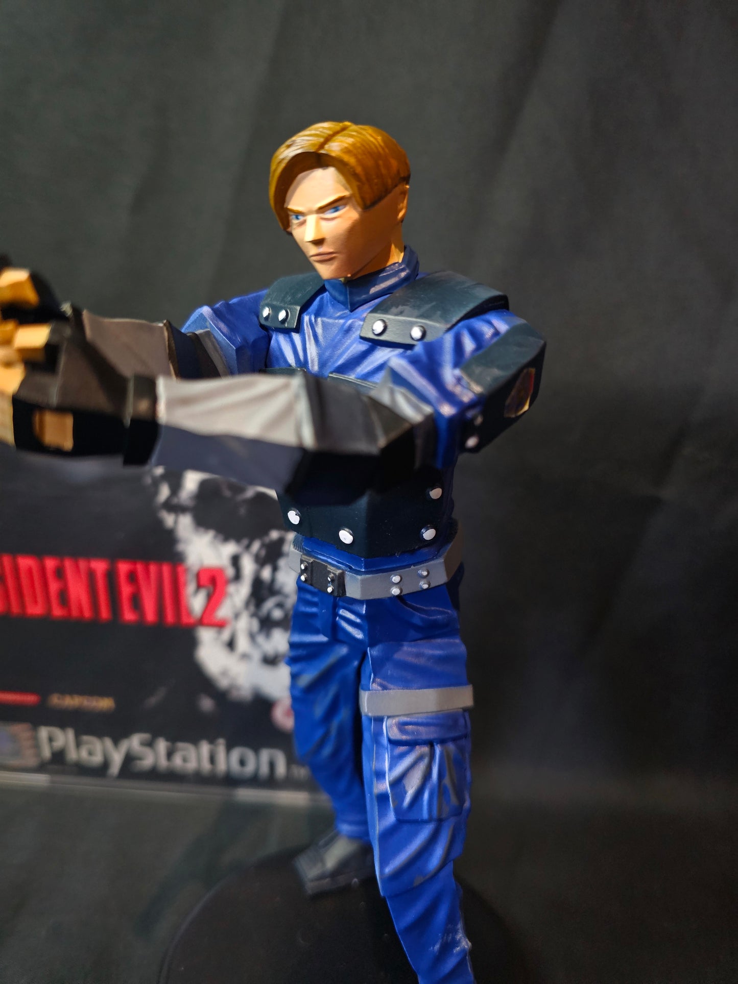 Resident Evil 2 Leon Kennedy Low Poly series