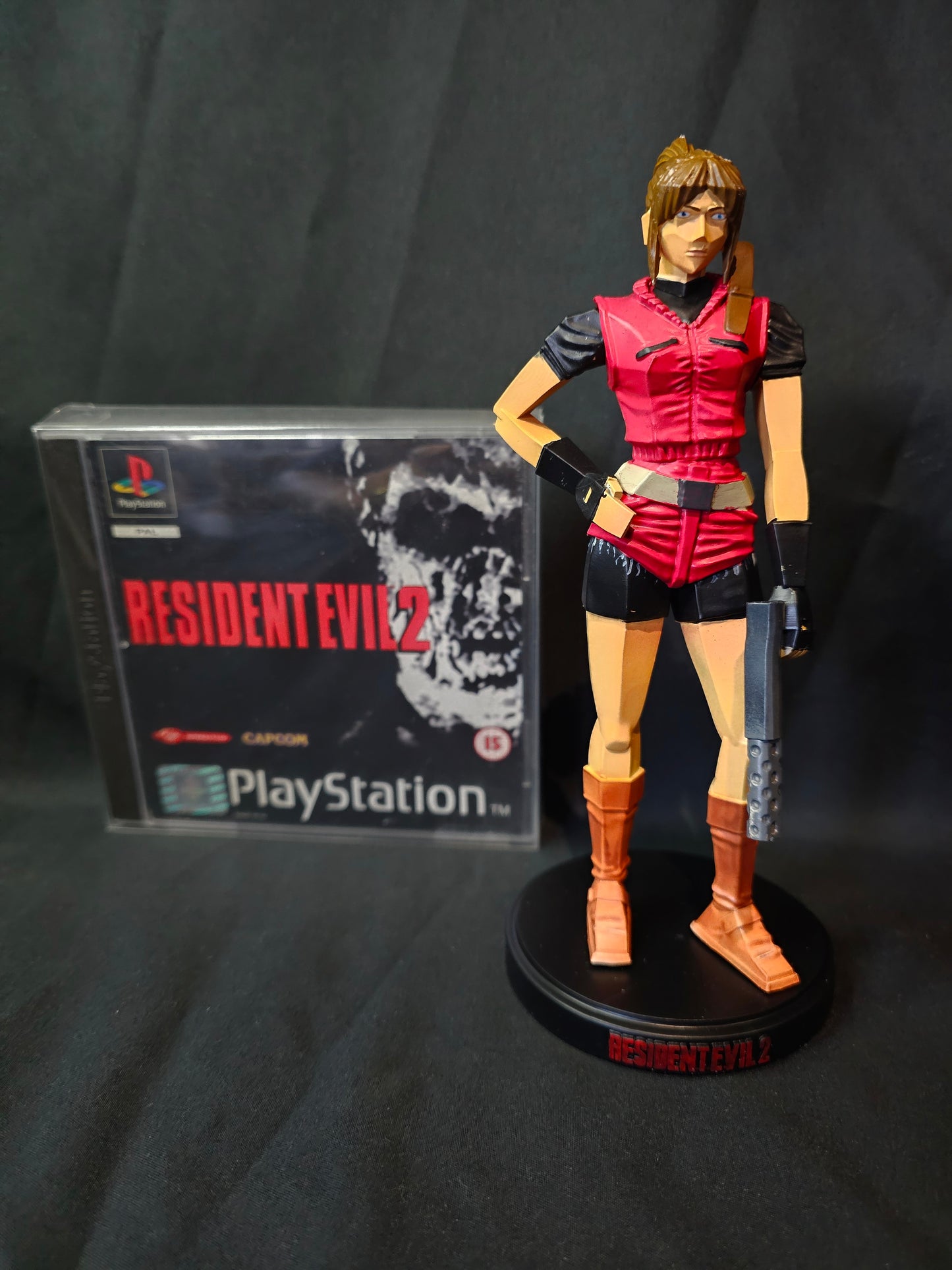 Resident Evil 2 Claire Redfield Low Poly series