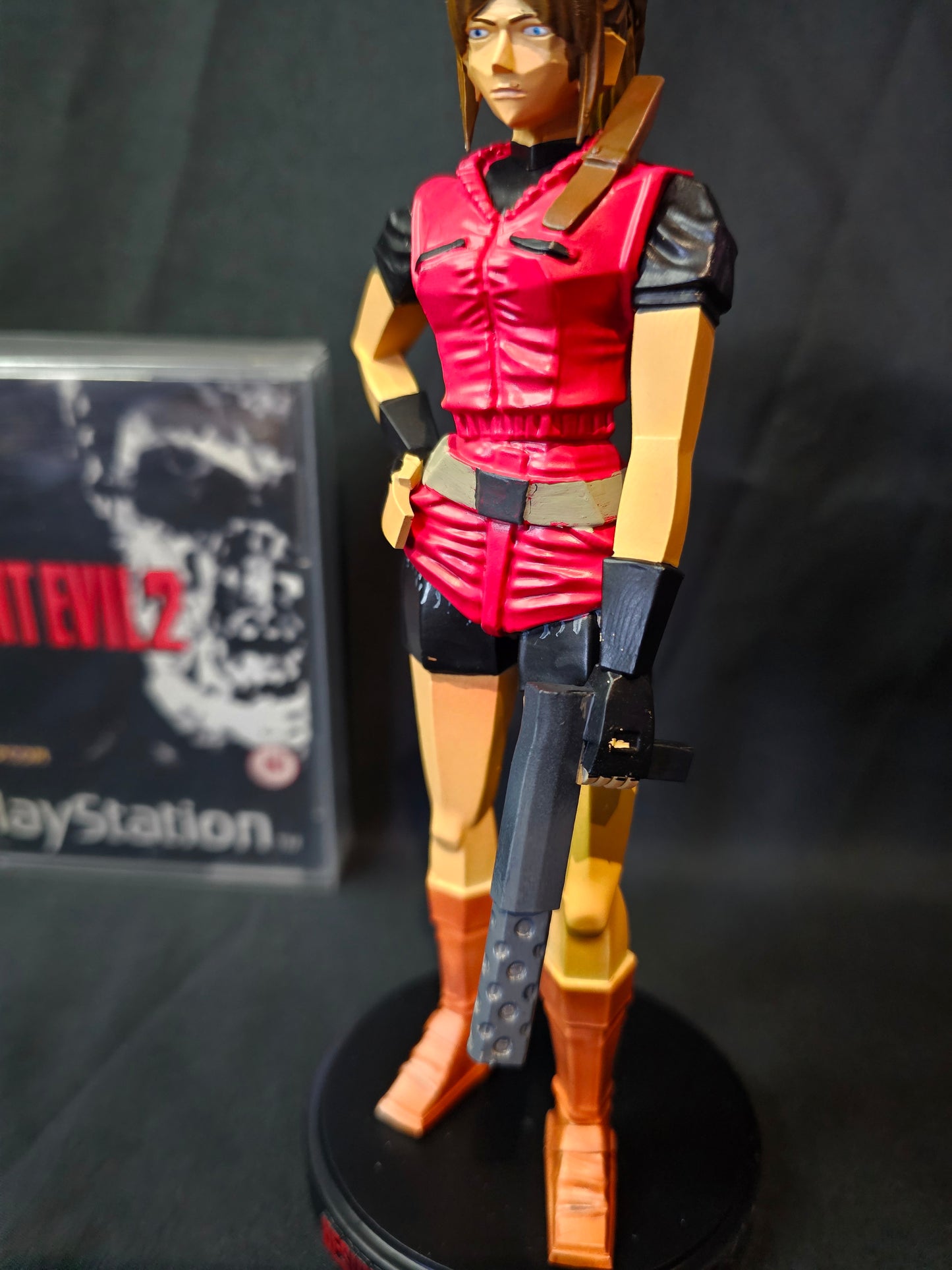 Resident Evil 2 Claire Redfield Low Poly series