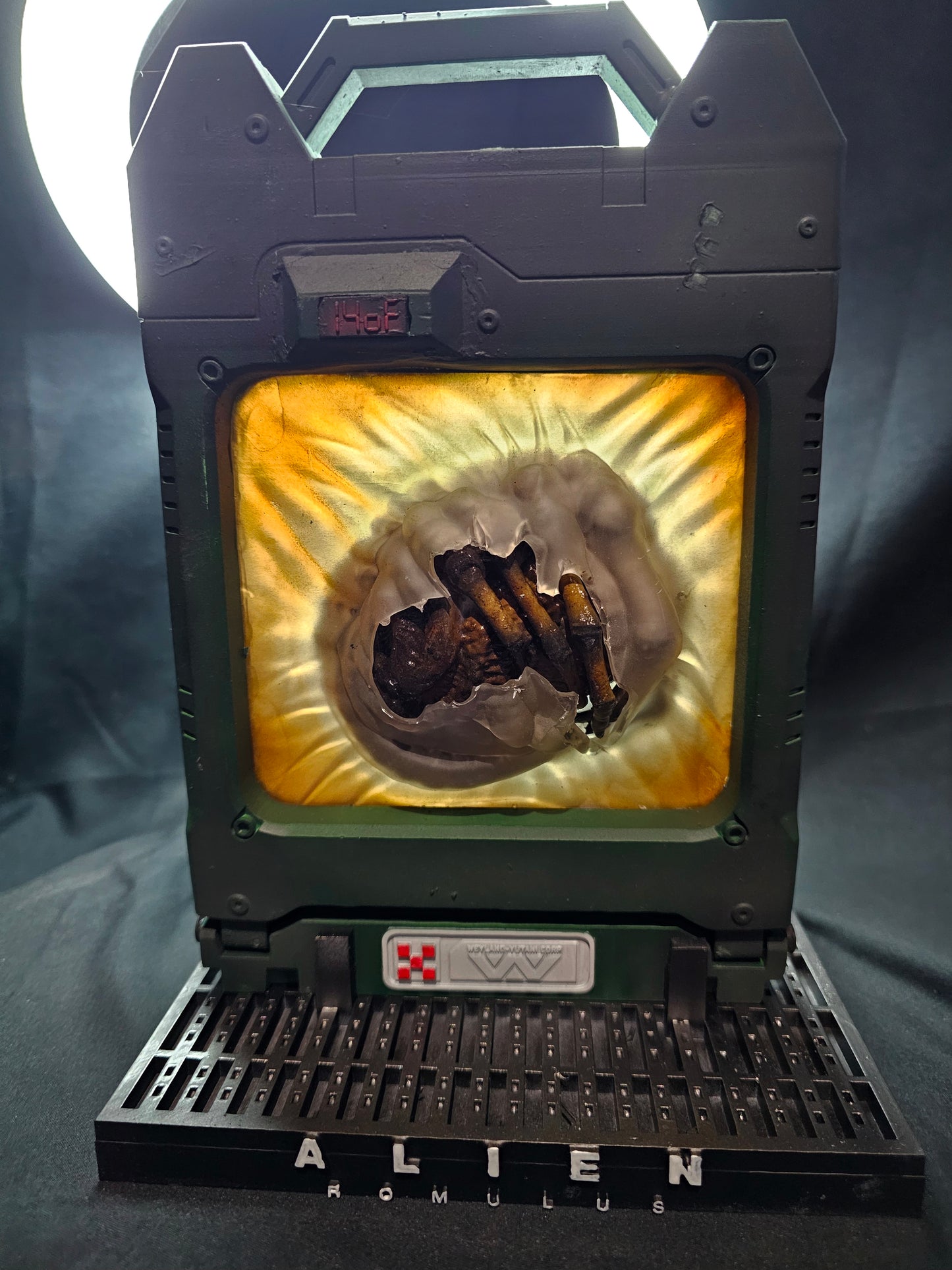 Alien Romulus 1/2 Scale Facehugger Stasis movie prop