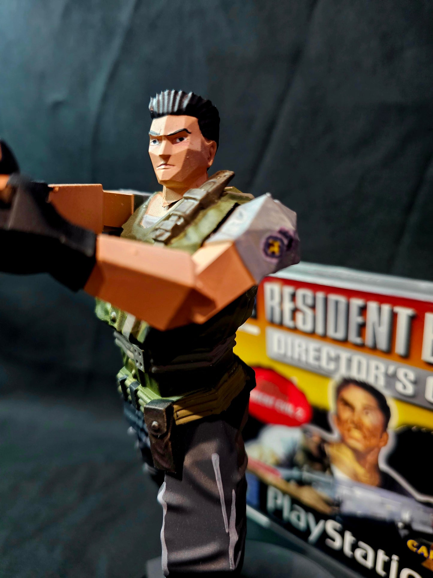 Resident Evil Chris Redfield Low Poly series