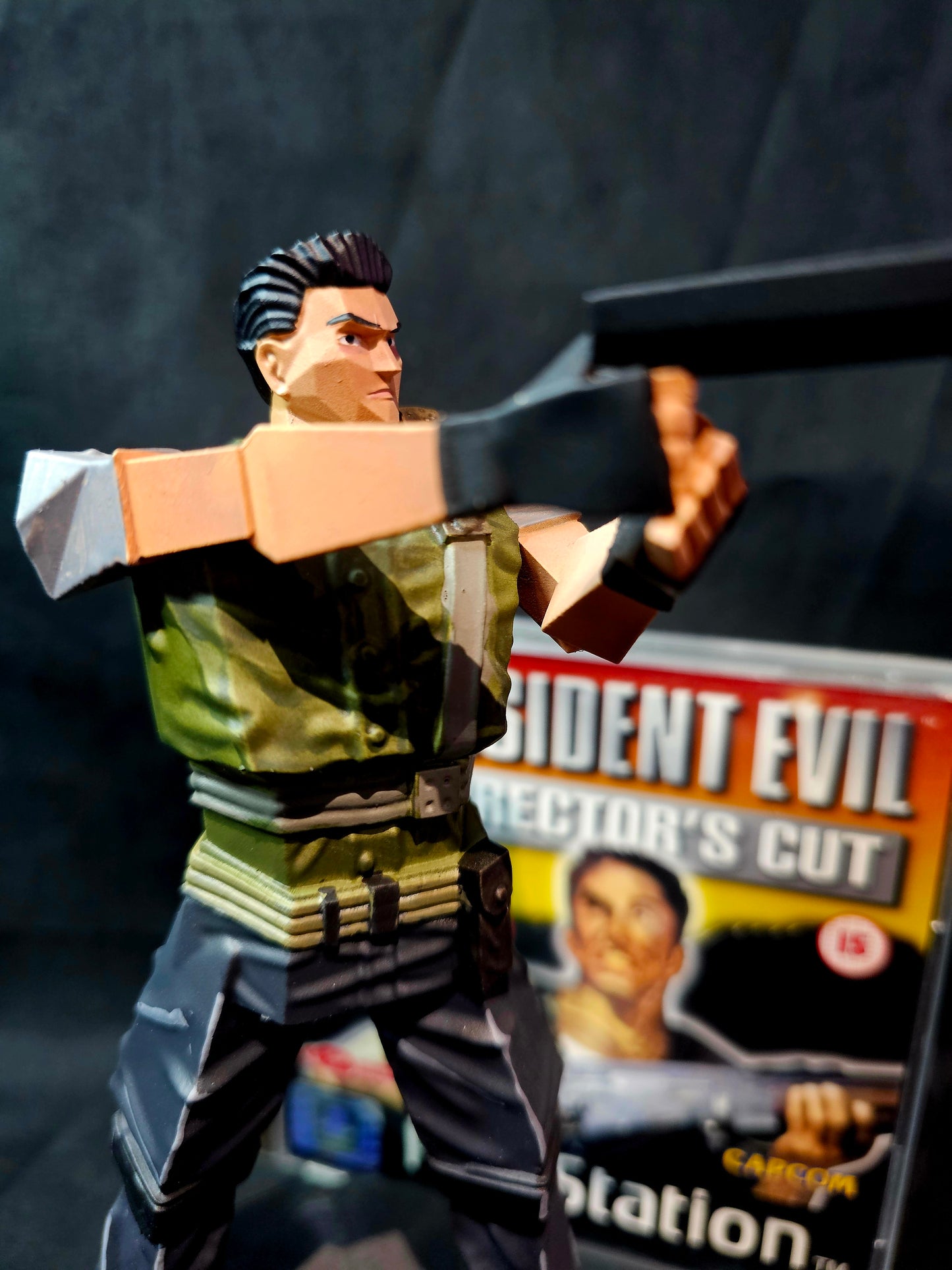 Resident Evil Chris Redfield Low Poly series