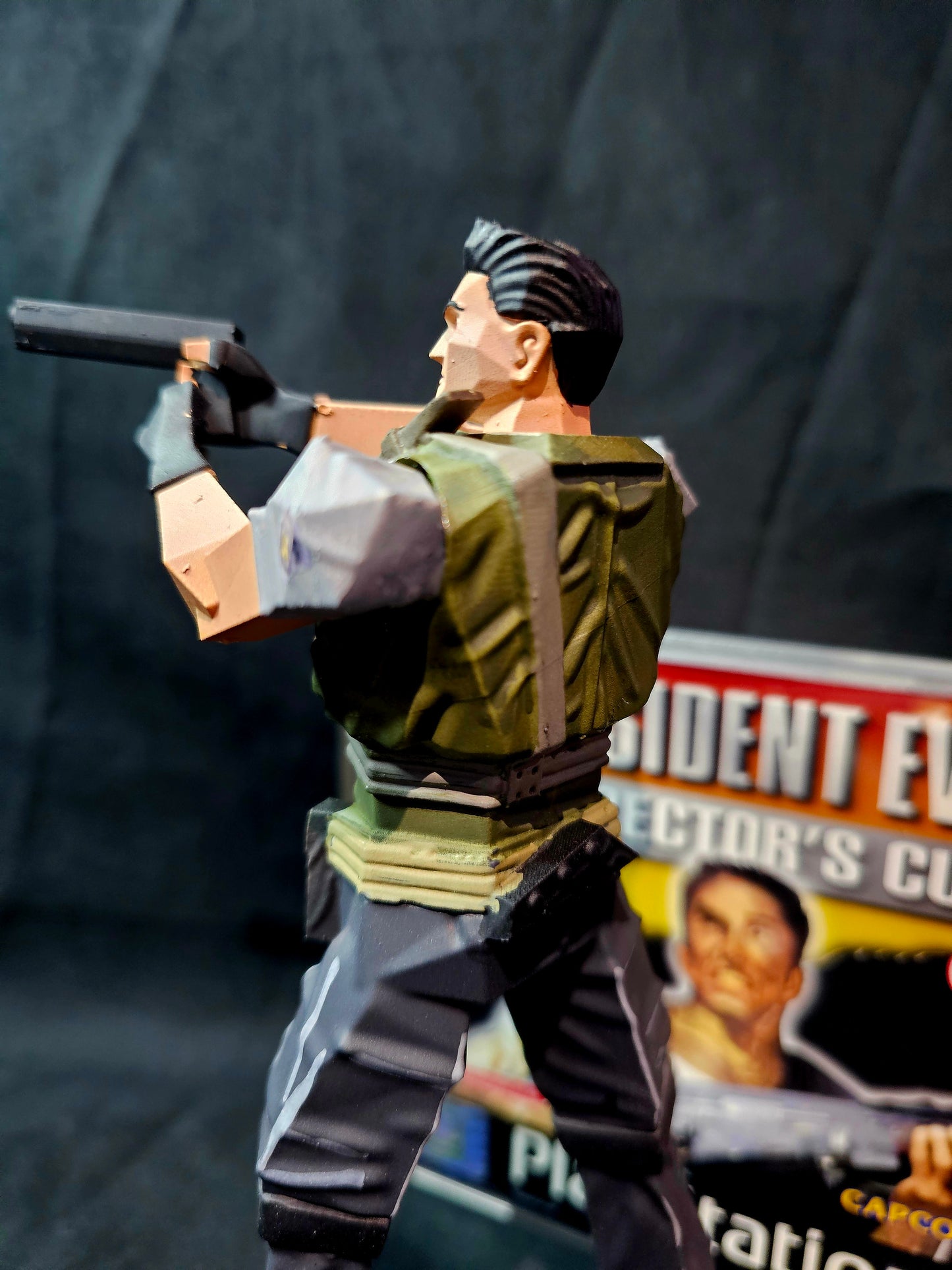Resident Evil Chris Redfield Low Poly series