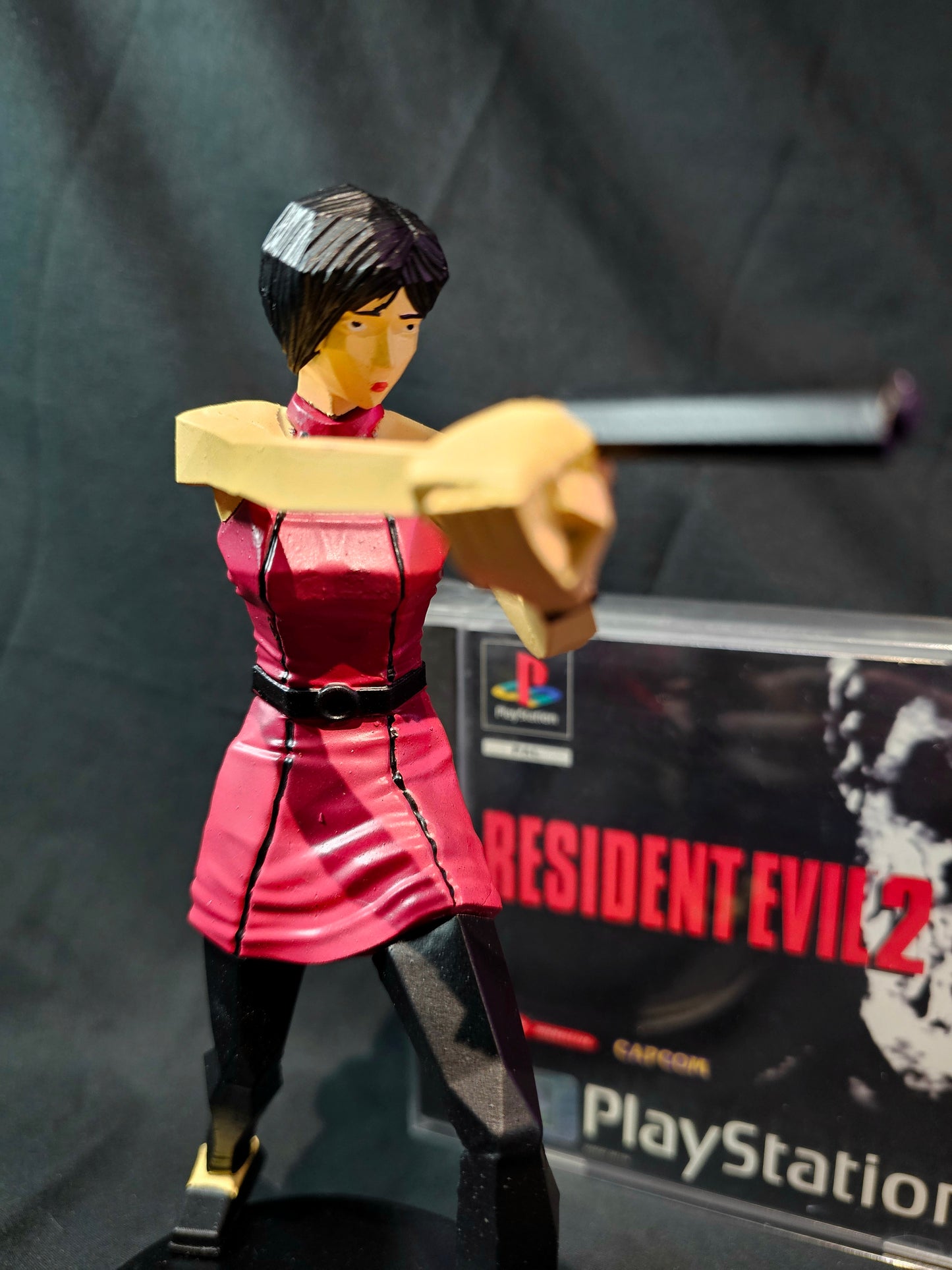 Resident Evil 2 Ada Wong Low Poly series