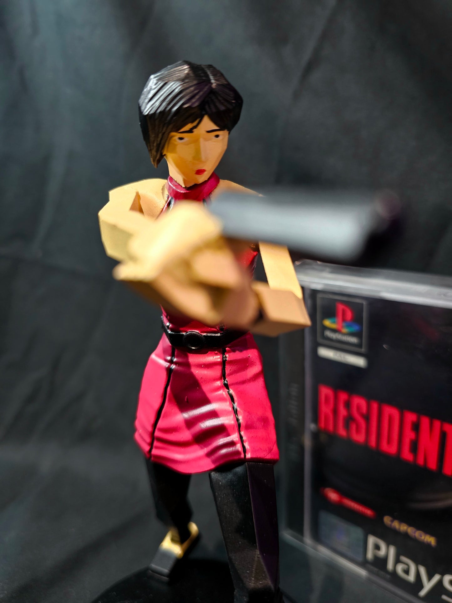 Resident Evil 2 Ada Wong Low Poly series