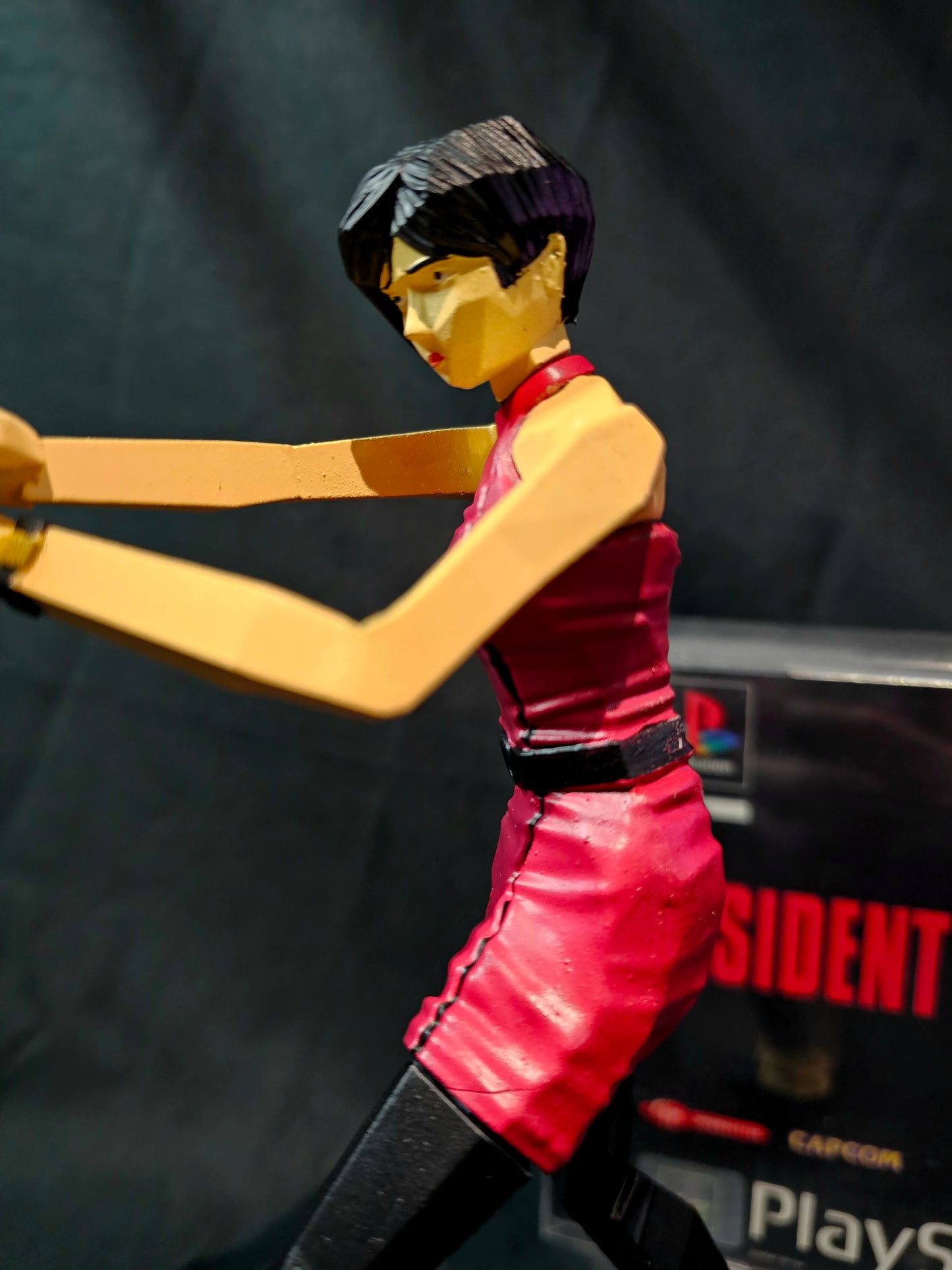 Resident Evil 2 Ada Wong Low Poly series