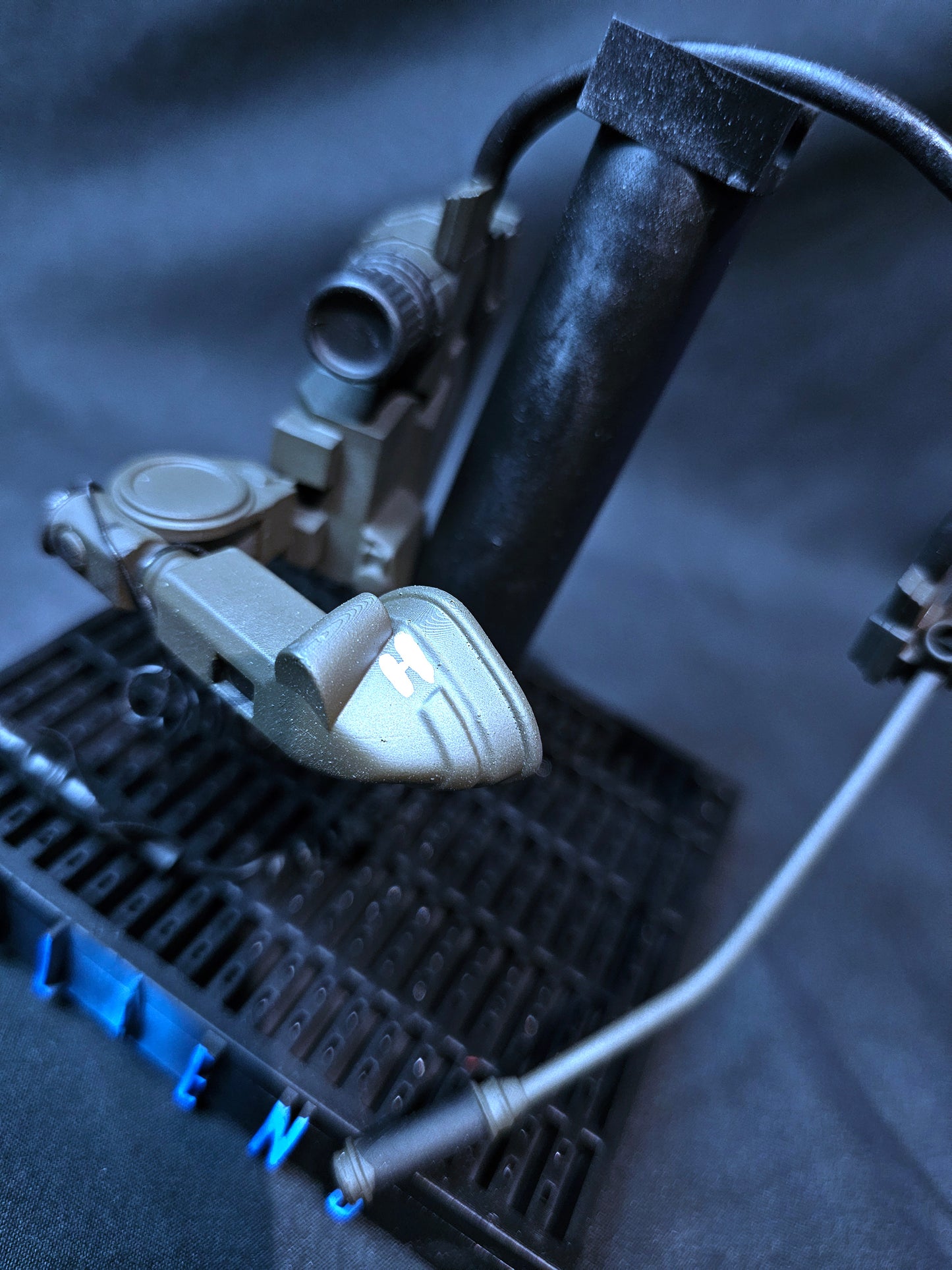 Aliens Pvt Vasquez headset 1/2 Scale miniature model