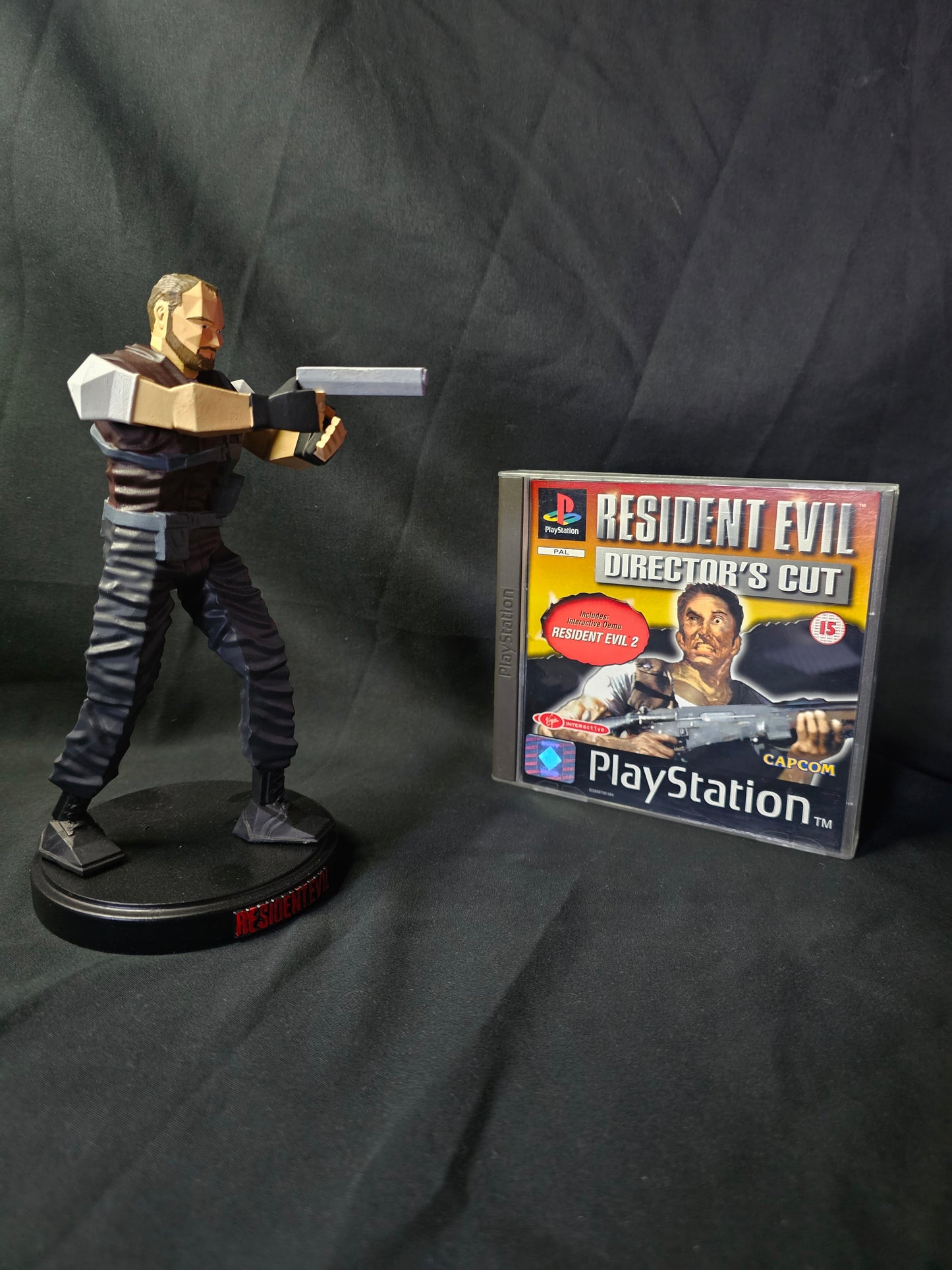 Resident Evil Barry Burton Low Poly series