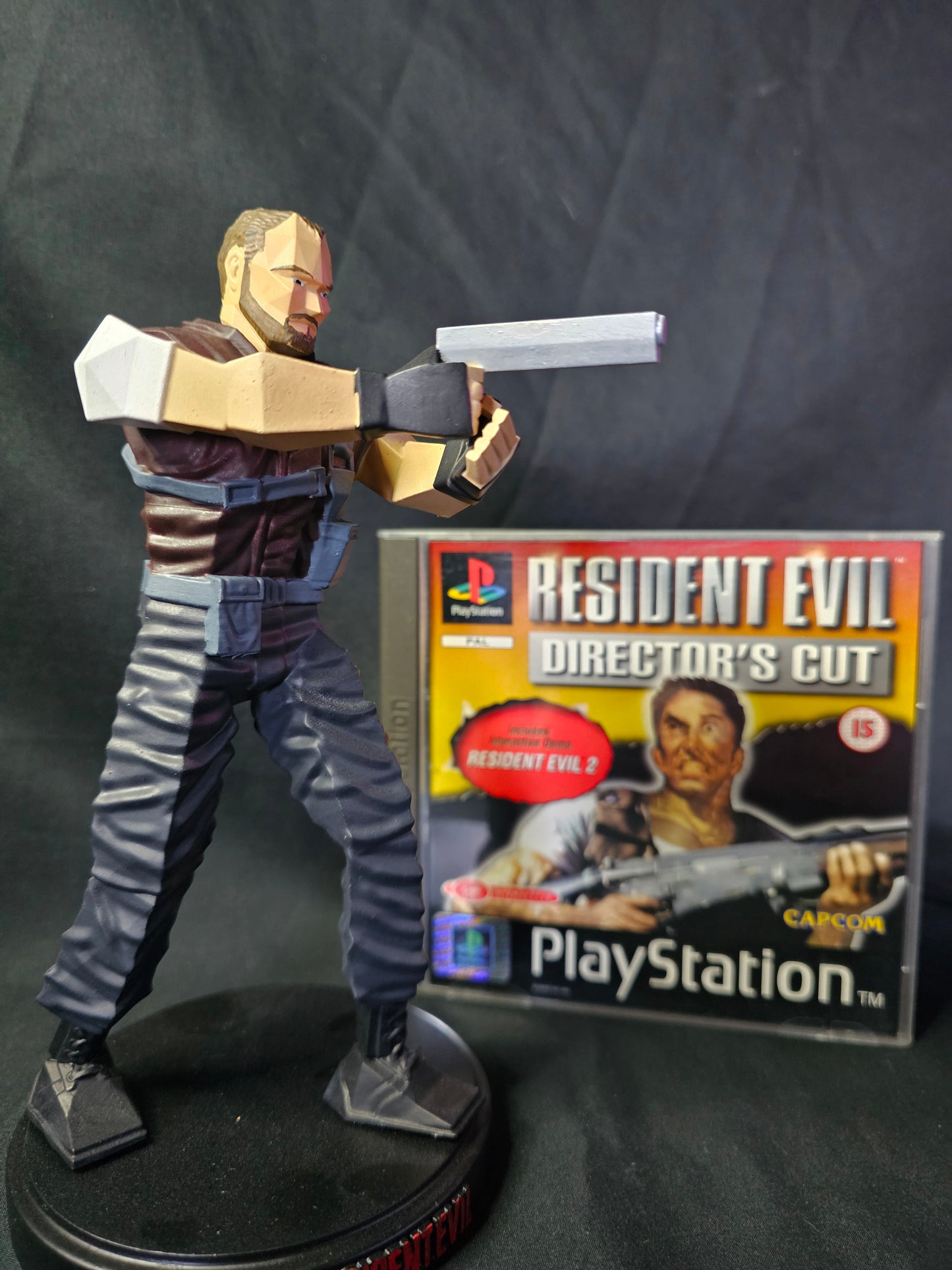 Resident Evil Barry Burton Low Poly series