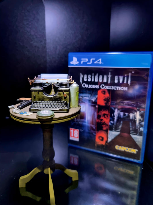 Resident Evil 1/6 Typewriter, Table & Keys