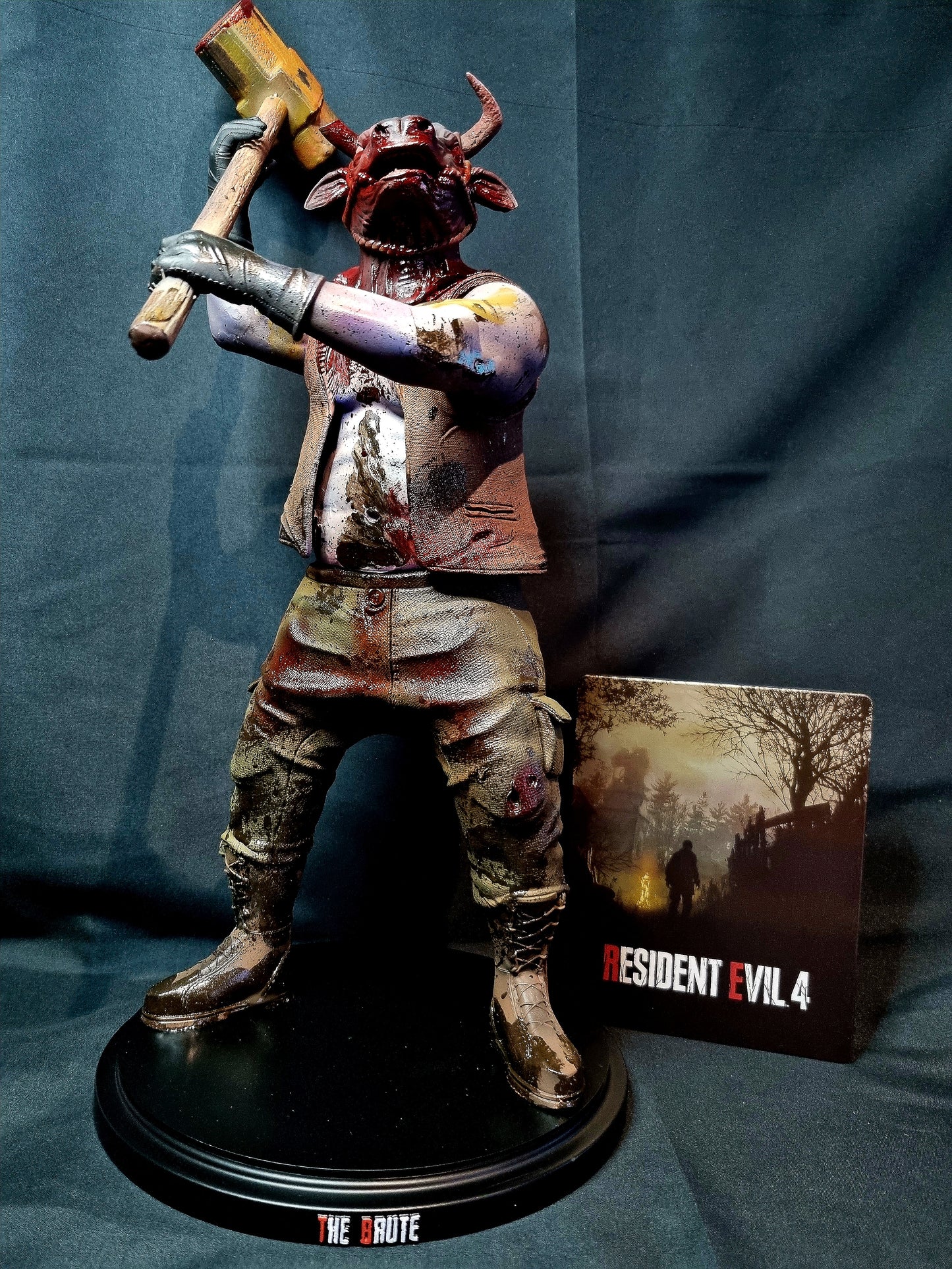 Resident Evil 4 Remake The Brute Cow Head HUGE 1/6
