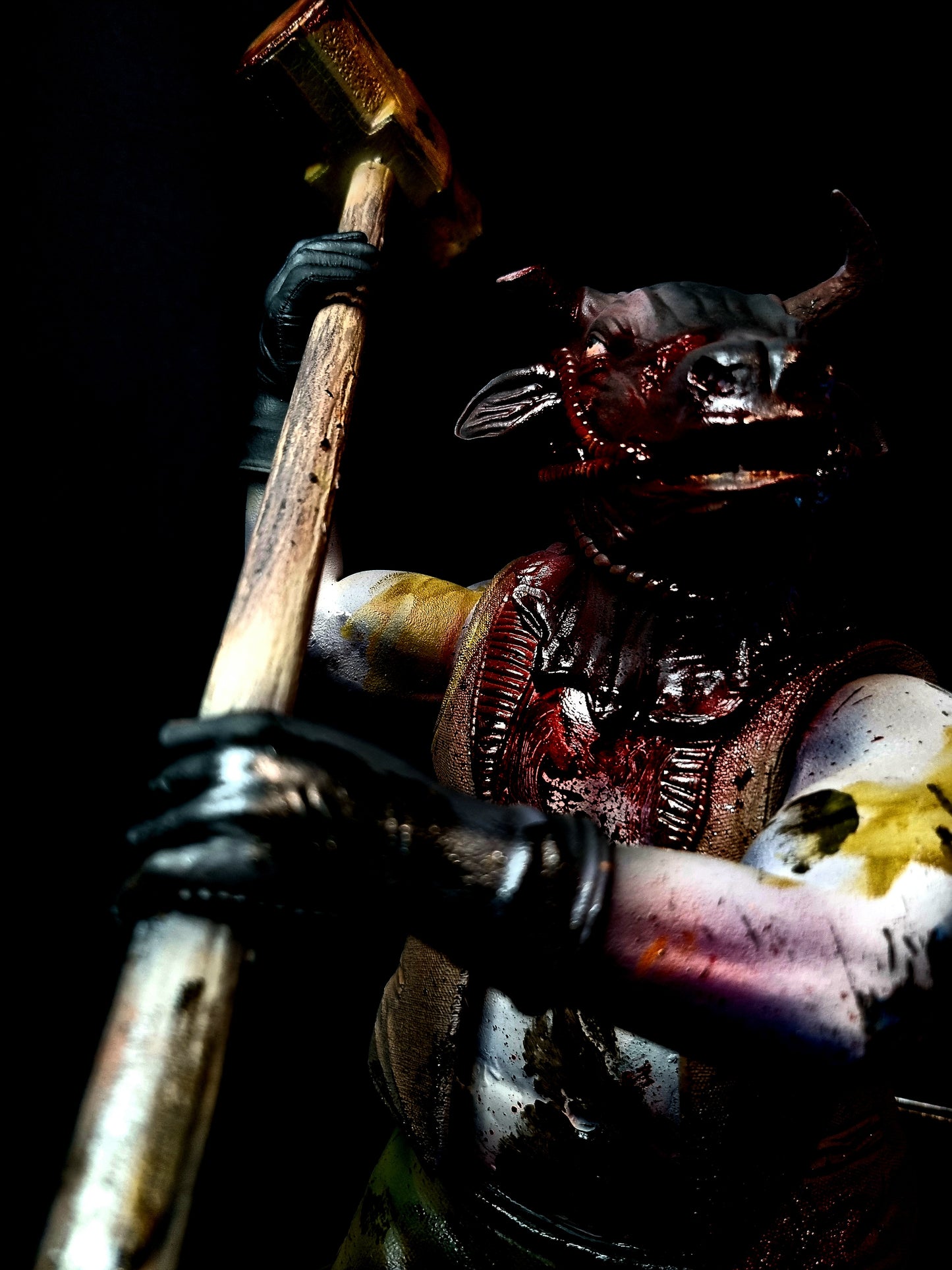 Resident Evil 4 Remake The Brute Cow Head HUGE 1/6