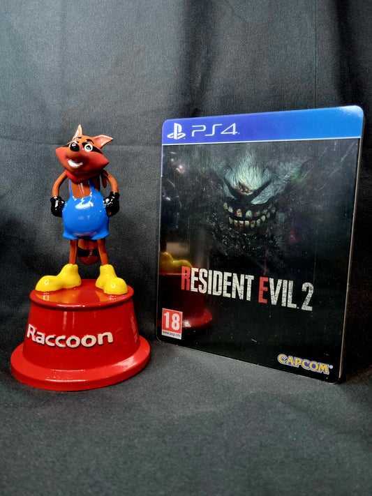 Mr Raccoon Resident Evil 2 full size Mascot 6" tall