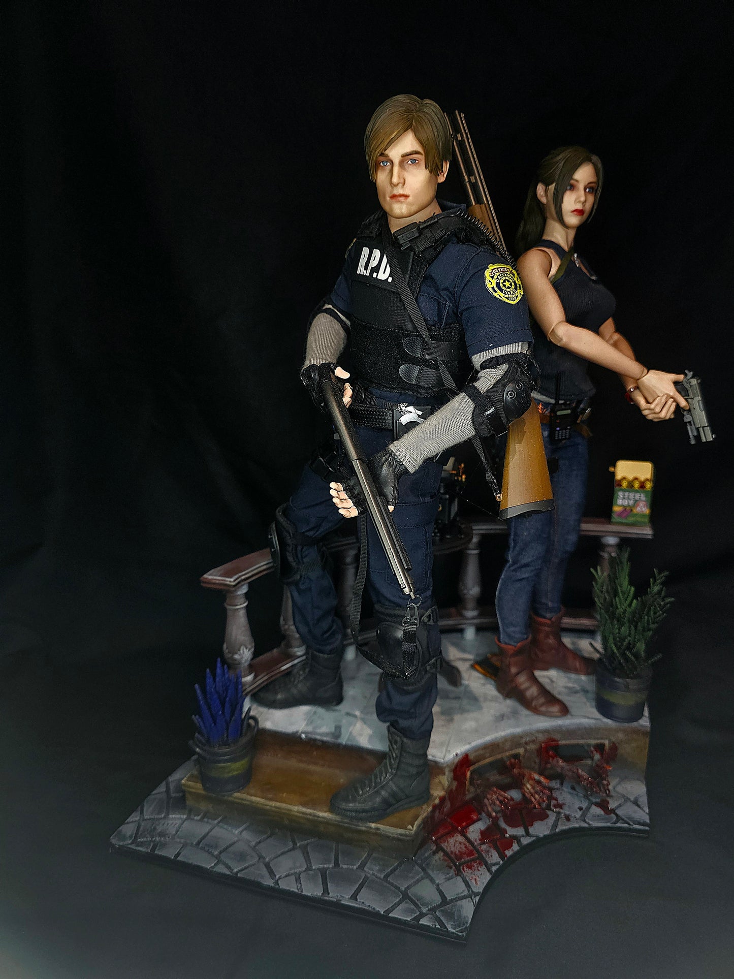 Resident Evil 2 RPD 1/6 premium diorama/base