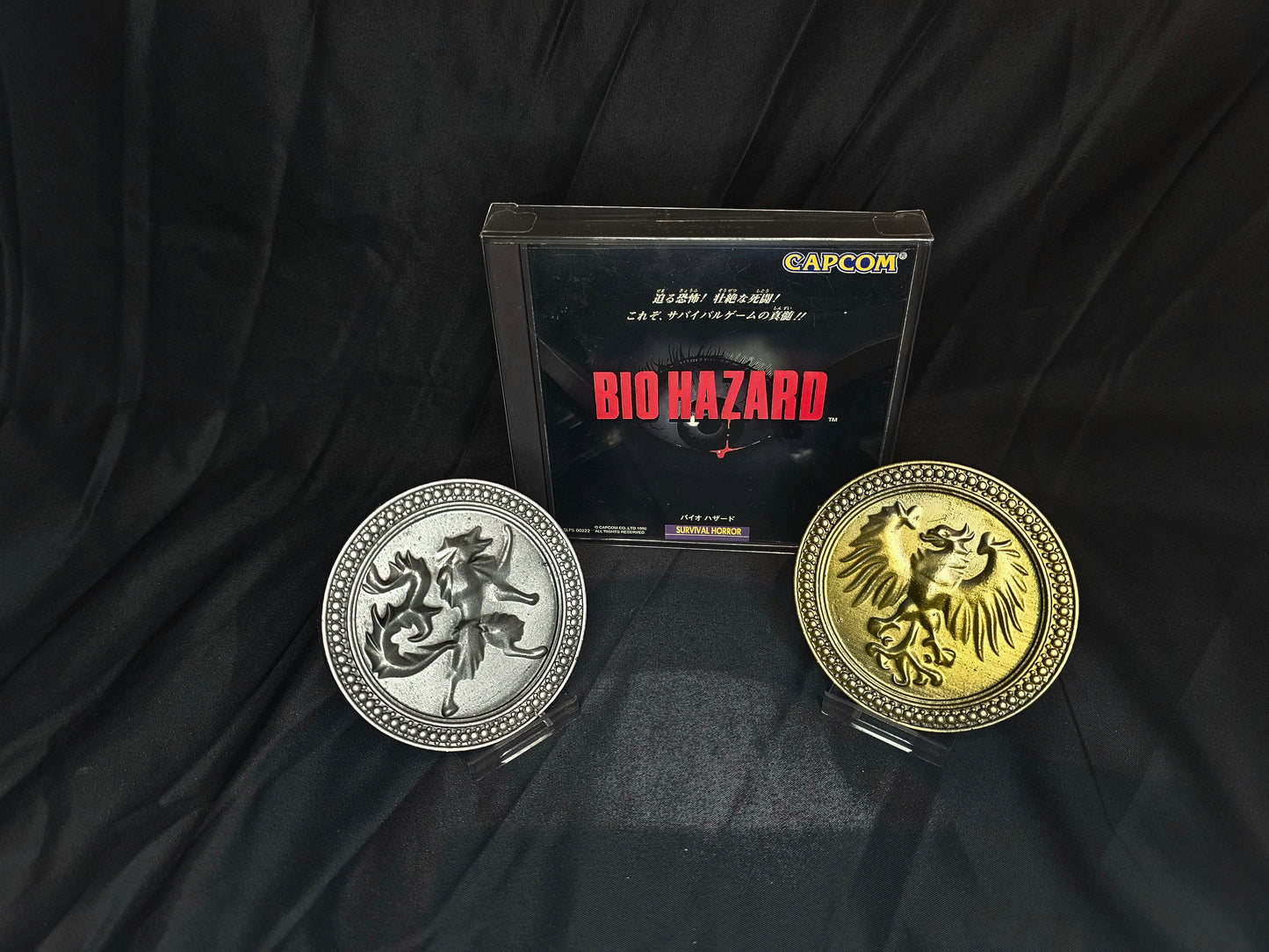 Resident Evil Wolf and Eagle Medals 1:1 replica prop