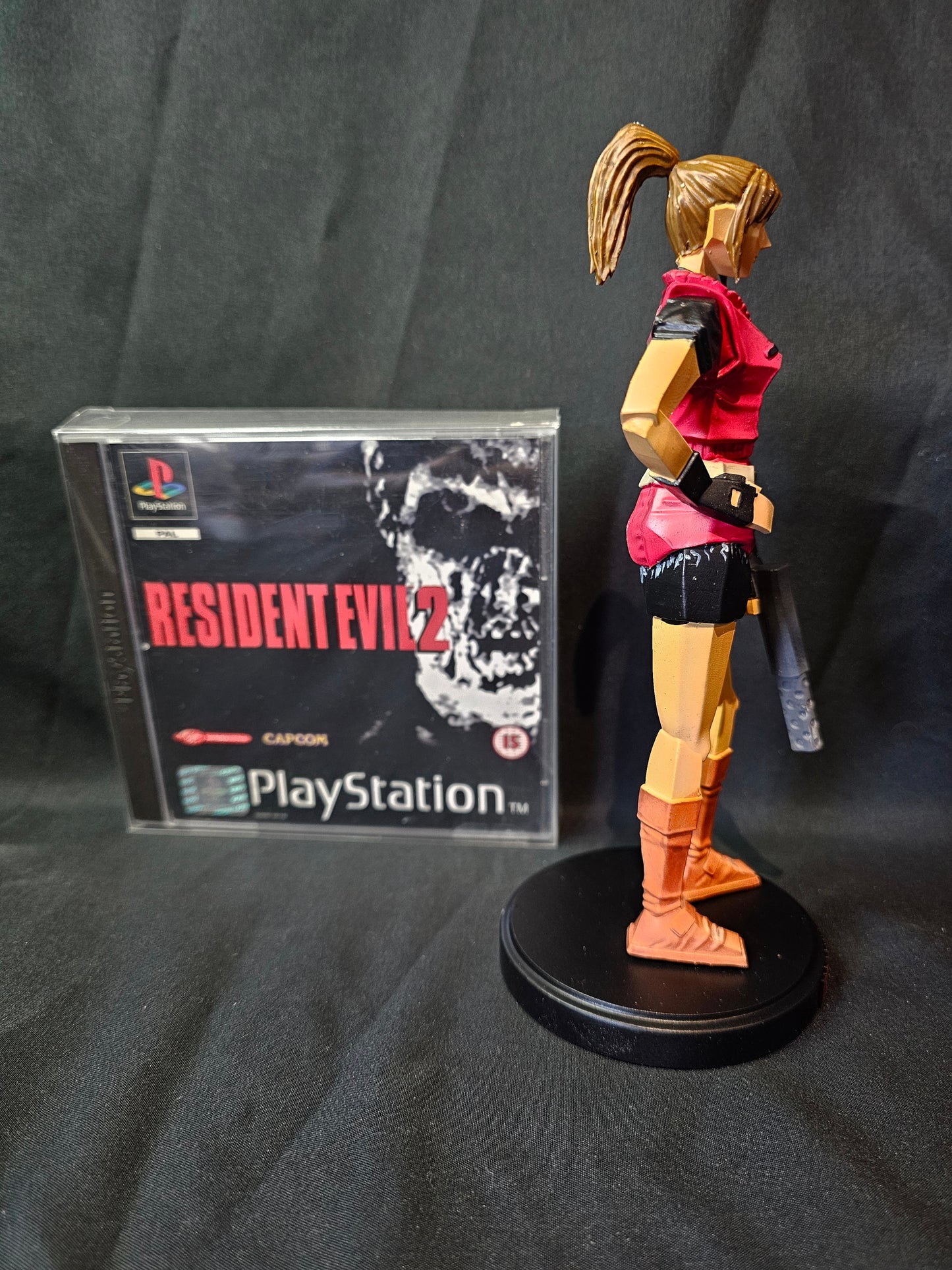 Resident Evil 2 Claire Redfield Low Poly series