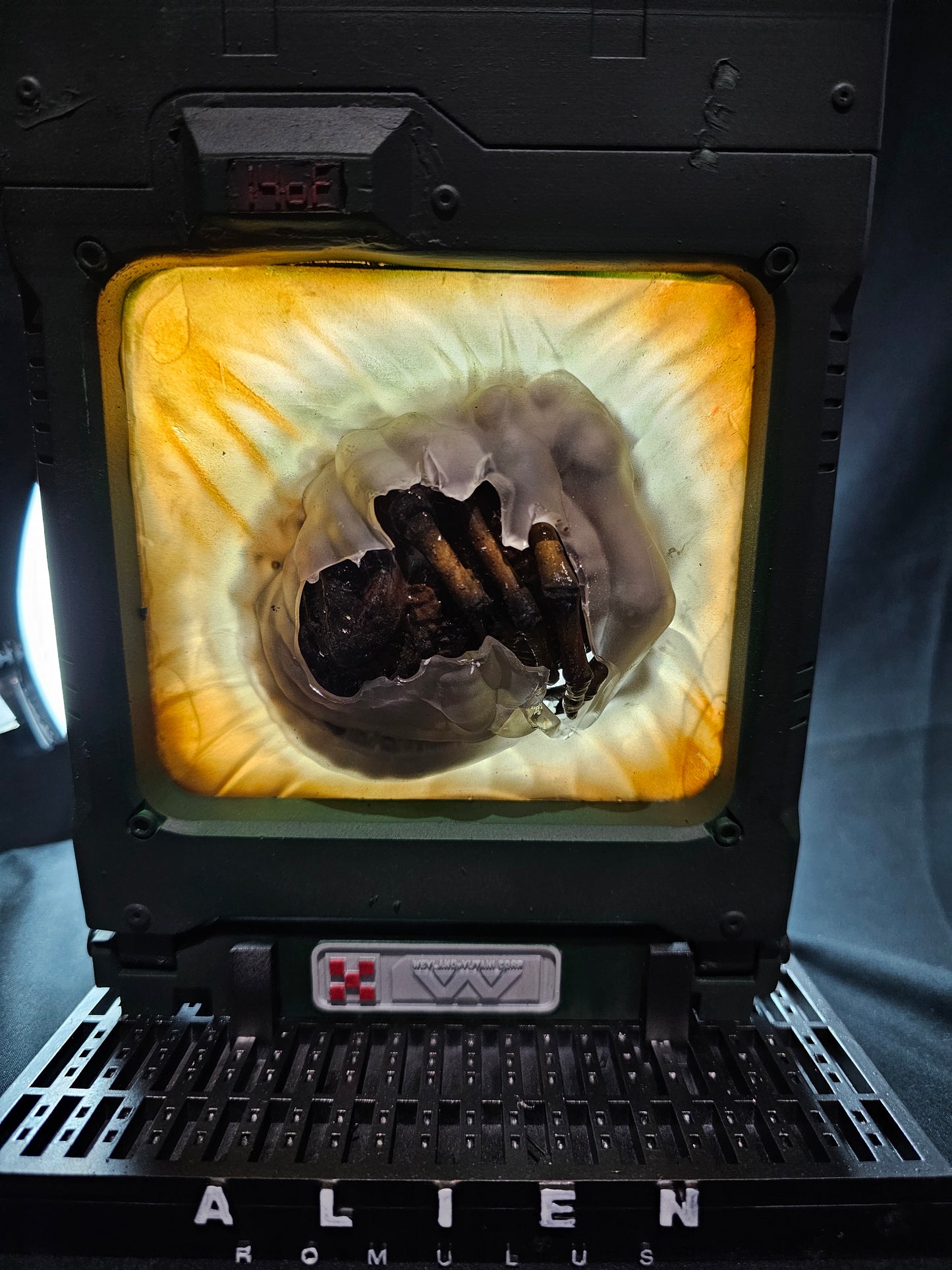 Alien Romulus 1/2 Scale Facehugger Stasis movie prop