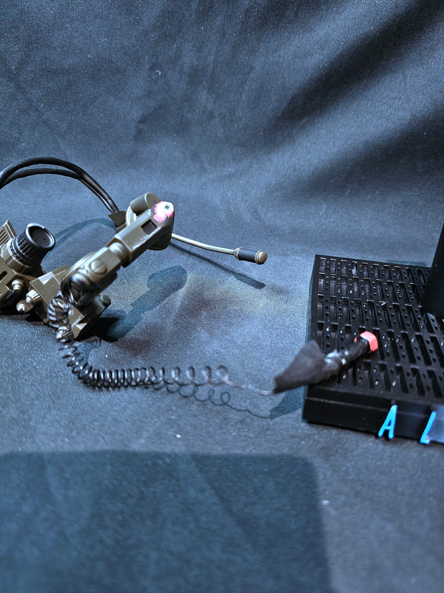 Aliens Pvt Drake headset 1/2 Scale miniature model
