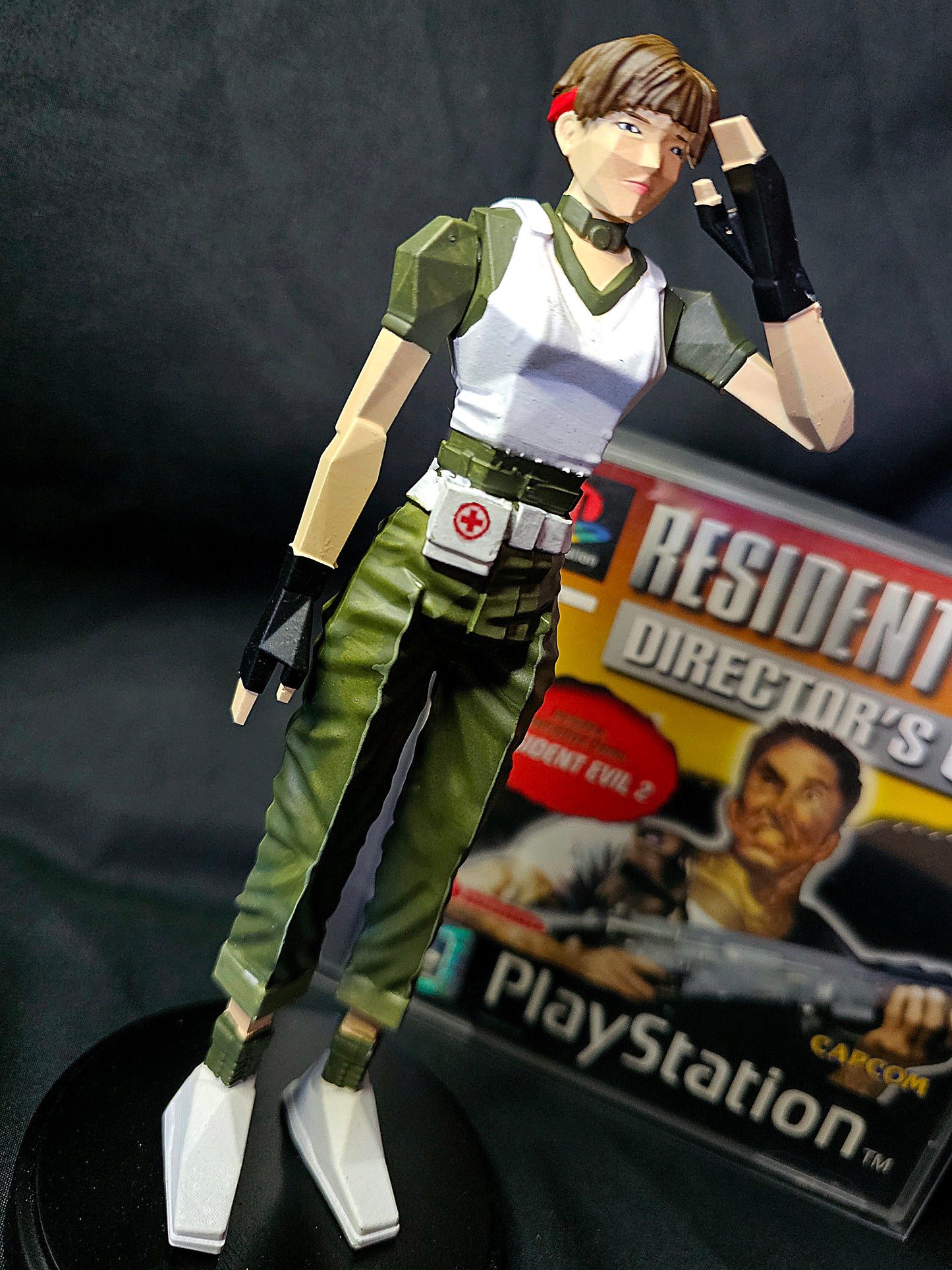 Resident Evil Rebecca Chambers Low Poly series