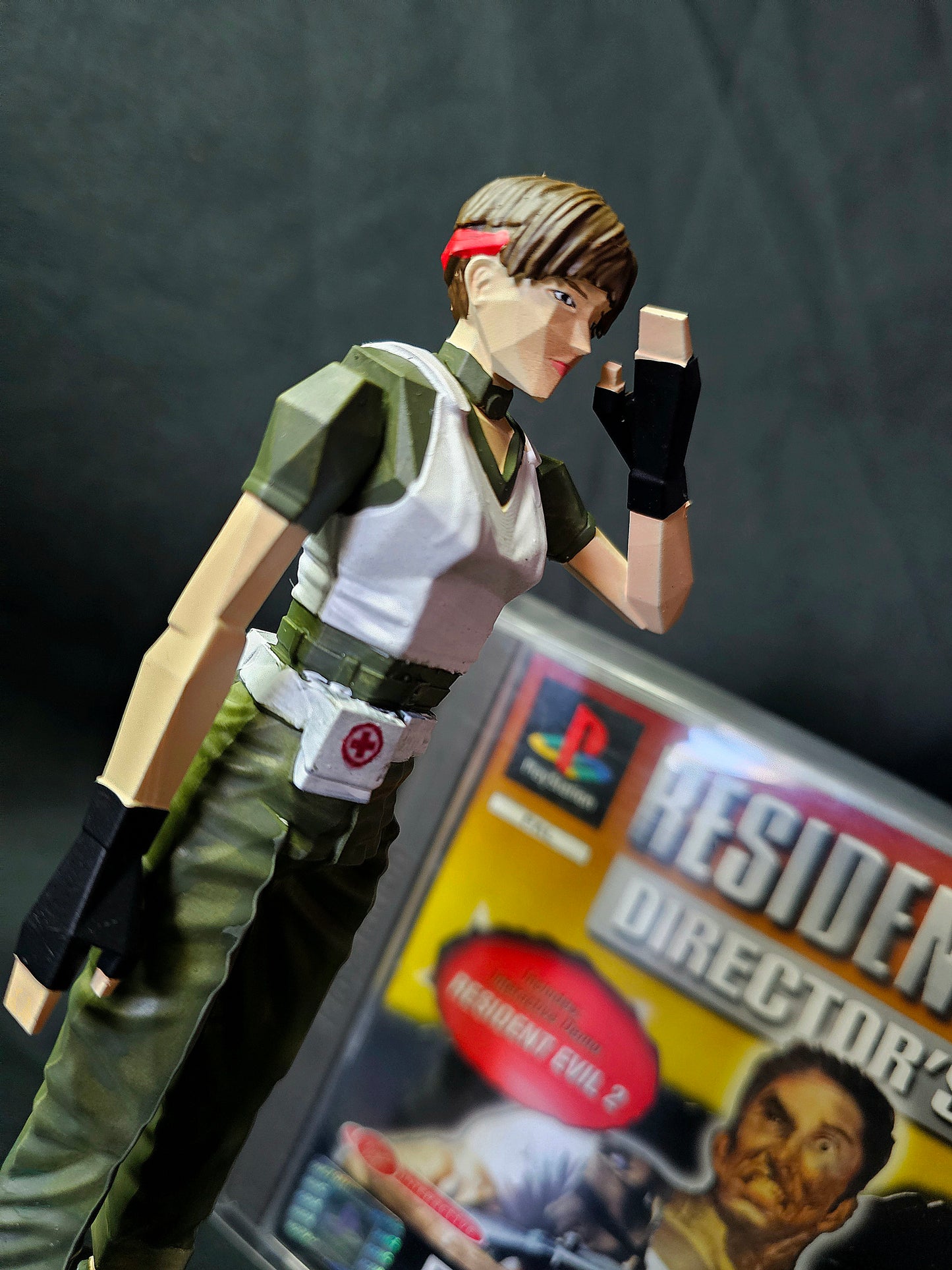 Resident Evil Rebecca Chambers Low Poly series