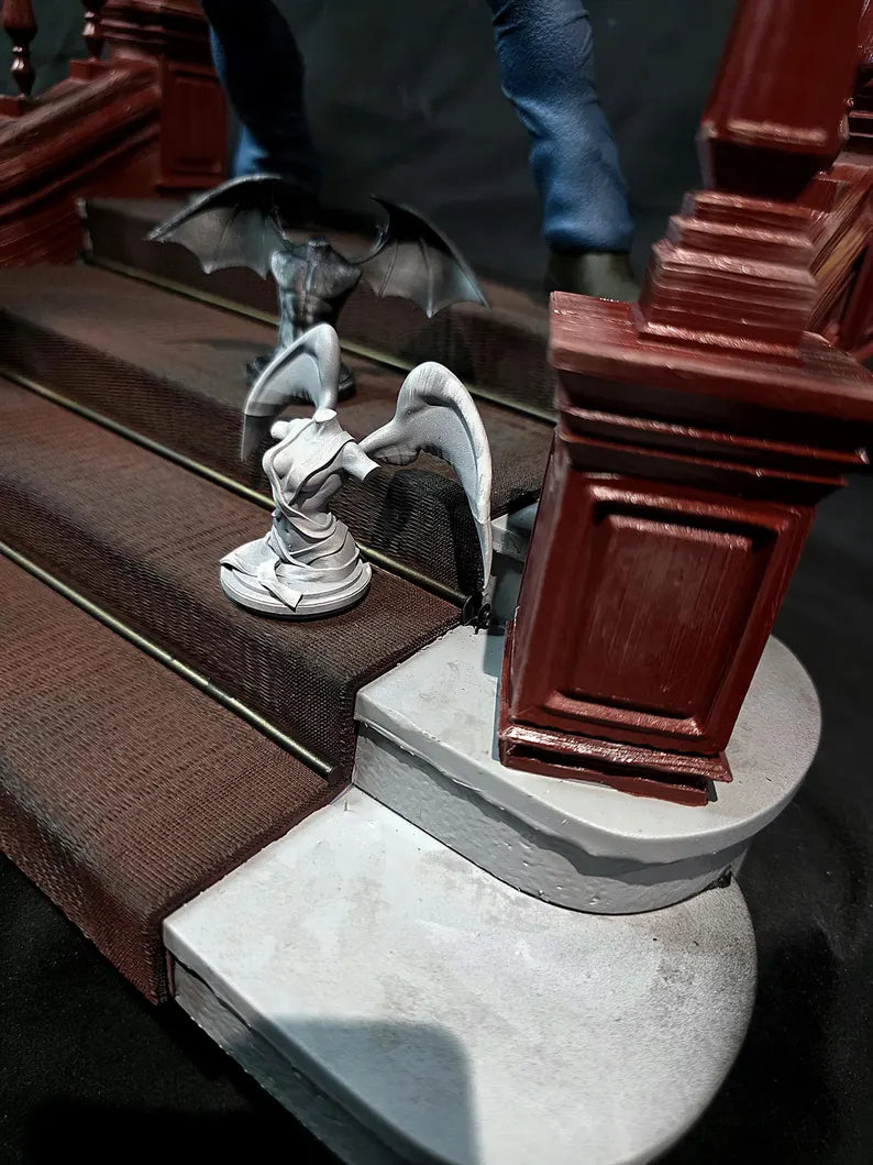 1/6 Resident Evil Zero Billy & Rebecca Premium Statue and base