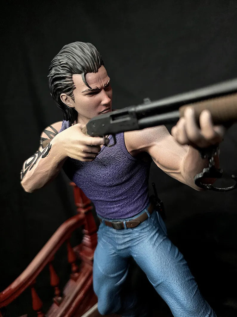 1/6 Resident Evil Zero Billy & Rebecca Premium Statue and base