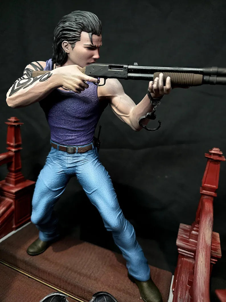 1/6 Resident Evil Zero Billy & Rebecca Premium Statue and base